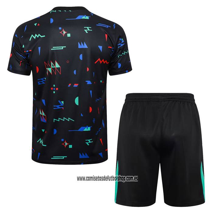 Chandal del Portugal 24-25 Manga Corta Negro - Pantalon Corto